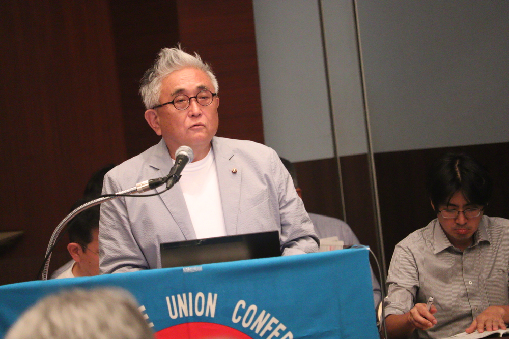 連合滋賀議員団会議第34回総会・研修会,琵琶湖ホテル,2024年8月7日